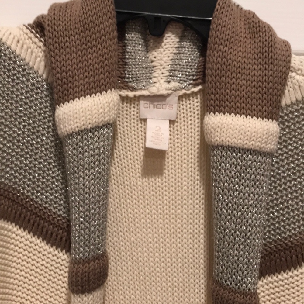 Chico’s striped wrap - Picture 2 of 4